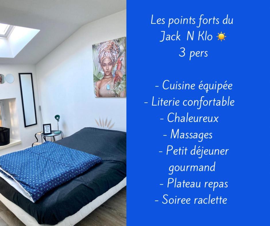 Apartamento Le Jack' N Klo, Acces Terrasse De L'Etablissement Rives  Exterior foto